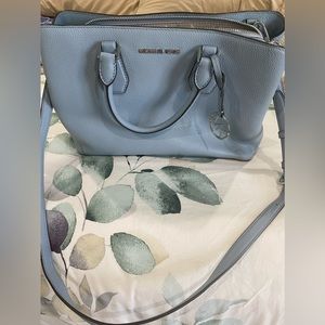 Blue Michael Kors purse